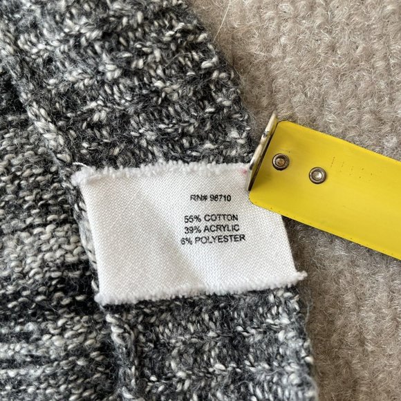 Thistle & Lavender Sweater Womens Small Grey Cowl Neck High Low Side Slits Tunic - Picture 6 of 9